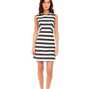 Kate Spade black and white striped dress